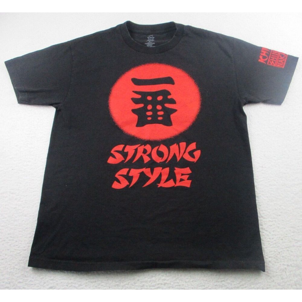 WWE NXT T Shirt Large‎ Authentic Ichiban Shinsuke Nakamura Strong Style Black L